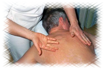 Honigmassage am Rücken